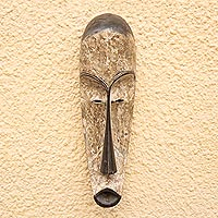 Máscara de madera, 'Fang Rite' - Máscara de madera tallada a mano original estilo Fang
