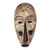 Wood mask, 'Fang Tradition' - Fang Style Hand Carved Wood Wall Mask from Ghana (image 2a) thumbail
