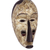 Wood mask, 'Fang Tradition' - Fang Style Hand Carved Wood Wall Mask from Ghana (image 2d) thumbail