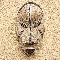 Wood mask, 'Ibo Legend' - Original African Wood Wall Mask