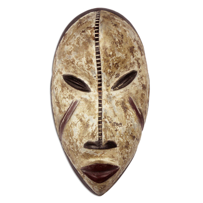 Wood mask, 'Ibo Legend' - Original African Wood Wall Mask