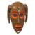 African wood mask, 'Hemba' - Monkey-Inspired Cultural African Wood Mask from Ghana