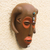 Máscara de madera africana - Máscara de madera africana cultural inspirada en monos de Ghana