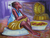 'Tomato Seller Under Stress' - Expressionist Painting of a Tomato Seller from Ghana thumbail