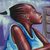 'Tomato Seller Under Stress' - Expressionist Painting of a Tomato Seller from Ghana