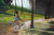 'No Food for Lazy Woman' - Impressionist Painting of a Woman Cycling Home from Ghana