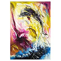'Finest Savior' (2017) - Original Signed Abstract Acrylic Painting on Canvas