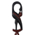 Wood walking stick, 'Sankofa Stride' - Sankofa Adinkra Symbol Wood Walking Stick