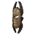 African wood and brass mask, 'Sikakokor' - Embossed Brass and Wood African Mask (image 2c) thumbail
