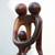 Ebony wood statuette, 'Embrace Me' - Handmade Ebony Wood Statuette from West Africa (image 2b) thumbail