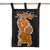 Cotton batik wall hanging, 'A Woman Carrying a Pot' - Unique Wall Hanging from Ghana