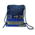 Cotton backpack, 'Denim Blues' - Casual Cotton Backpack in Solid and Print Blue Fabric (image 2a) thumbail