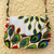 Cotton shoulder bag, 'Ayeyi' - Colorful Leaf Print Cotton Shoulder Bag