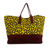 Baumwoll-Einkaufstasche - Gelbe und rote Baumwoll-Einkaufstasche aus Ghana