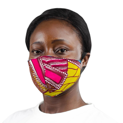 Cotton face mask, Optimistic Colors