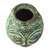 Decorative ceramic vase, 'Smiling IV' - Hand Crafted Decorative Ceramic Vase