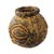 Dekorative Keramik-Vase, 'Your Face' - Dekorative Vase mit afrikanischem Gesicht aus Keramik