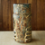 Dekorative Keramikvase - Handgefertigte dekorative Vase mit Schwertmotiv aus Afrika