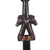Wood walking stick, 'Prancing Horses' - Hand Carved Sese Wood Horse Walking Stick