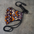 Cotton face mask, 'Warm Geometry' - Geometric African Print Brown & Yellow Cotton Face Mask