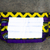 Cotton face mask, 'All Seeing Eyes' - Purple and Yellow African Print 2-Layer Cotton Face Mask (image 2d) thumbail