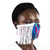 Fringed cotton face mask, 'Celebrate Life' - African Print Elastic Headband Cotton Face Mask with Fringe (image 2) thumbail