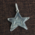 Sterling silver pendant, 'Brilliant Stars' - Sterling Silver Double Star Pendant from Ghana (image 2) thumbail