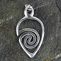 Featured review for Sterling silver pendant, Love Within