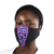 Cotton face masks, 'Let's Give Thanks' (pair) - 2 Applique African Print Face Masks 1 Ties/1 Ear Loops (image 2b) thumbail