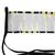Cotton face mask, 'Seek Virtue' - Blue & White Cotton African Print Pleated Face Mask (image 2d) thumbail