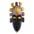 African wood mask, 'Adah' - Hand Carved West African Sese Wood Mask thumbail