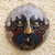 African wood mask, 'Dakarai' - Hand Crafted Sese Wood Mask