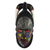 African beaded wood mask, 'Zui' - Hand Carved Sese Wood Mask