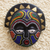 African wood mask, 'Beloved of the Gods' - Hand Made African Sese Wood Mask thumbail