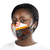 Gesichtsmaske aus Baumwolle, 'Royal Africa'. - Moderner afrikanischer Abstraktdruck 2-Lagen-Baumwoll-Ohrschlaufenmaske