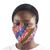 Cotton face mask, 'Akaa Stripe' - Two Layer Cotton Print Face Mask