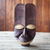 African wood mask, 'Bangwa' - Handmade African Sese Wood Mask thumbail