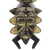 African wood mask, 'Senufo Harvest' - Hand Carved Sese Wood African Mask (image 2e) thumbail