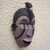 African wood mask, 'Yoruba Tribe' - Handmade African Sese Wood Mask