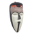 African wood mask, 'Mitsogo' - Hand Carved African Sese Wood Beaded Mask