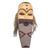 African wood mask, 'Pende II' - Artisan Made African Sese Wood and Raffia Mask (image 2a) thumbail