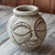 Decorative ceramic vase, 'Smiling I' - Artisan Crafted Decorative Ceramic Vase from Africa