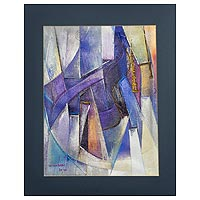 Blue Or Purple Abstract Paintings