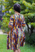 Cotton short-sleeved dress, 'Good Woman' - Knee Length Short Sleeved Cotton Dress from Ghana