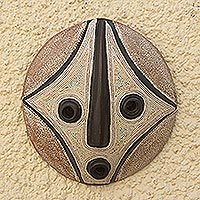 African wood mask, 'Bat'