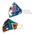 Cotton face masks, 'Bold Look' (pair) - Colorful Patterned Cotton Face Masks (Pair) (image 2a) thumbail
