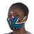 Cotton face masks, 'Bold Look' (pair) - Colorful Patterned Cotton Face Masks (Pair) (image 2b) thumbail