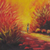 'Something Special' - Warm Colors African Village Scene Painting (image 2b) thumbail