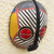 African wood mask, 'Disanka' - Striped African Sese Wood Mask (image 2c) thumbail
