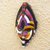 African wood mask, 'Dimena' - Hand Carved African Sese Wood Mask (image 2b) thumbail